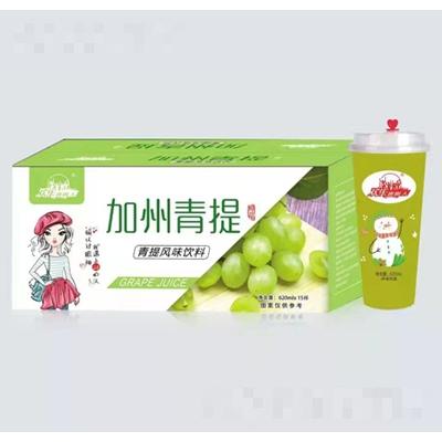 歡樂喜劇人加州青提風味果汁飲料飲料620mlX15杯夏日初飲飲品招商