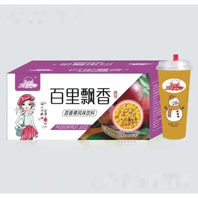 歡樂喜劇人百里飄香百香果風味果汁飲料飲料620mlX15杯夏日初飲飲品招商