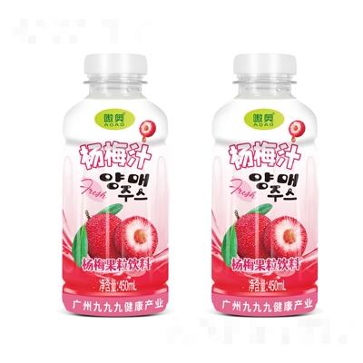 嗷奧楊梅汁楊梅果粒飲料450ml