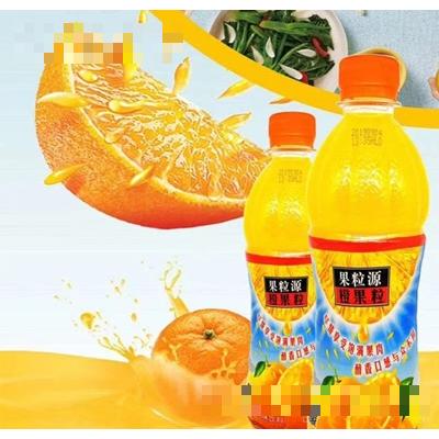 金登河果粒源橙果粒橙汁風味飲料480ml瓶裝