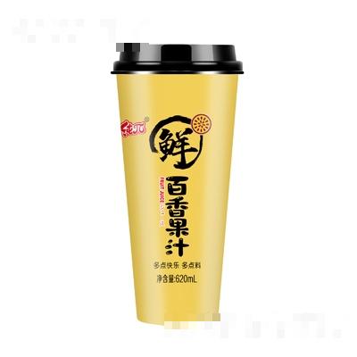 純π鮮百香果汁杯裝果汁620ml