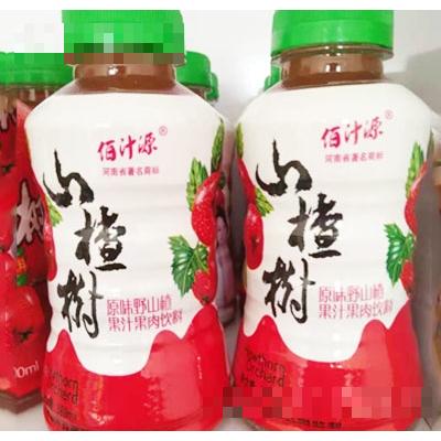 佰汁源山楂樹原味野山楂果汁果肉飲料