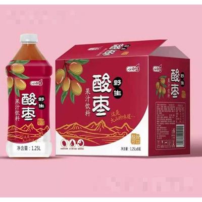 心雨花野生酸棗果汁飲料1.25L×8瓶