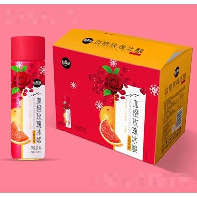 維果命血橙玫瑰冰釀風味飲料458mlX15