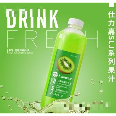 仕力嘉益生菌獼猴桃味復合果汁飲料1.1L