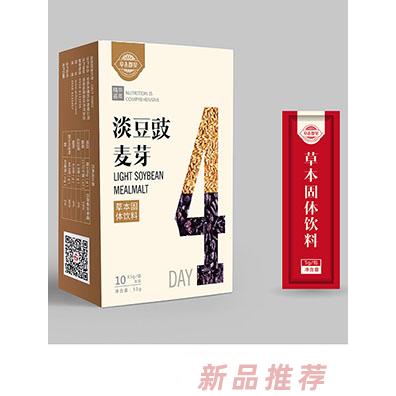 淡豆豉麥芽草本固體飲料