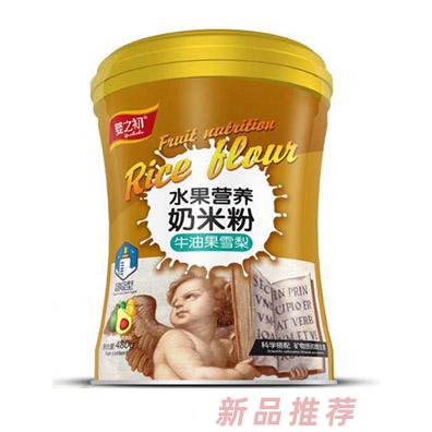 嬰之初水果營養奶米粉-牛油果雪梨罐裝