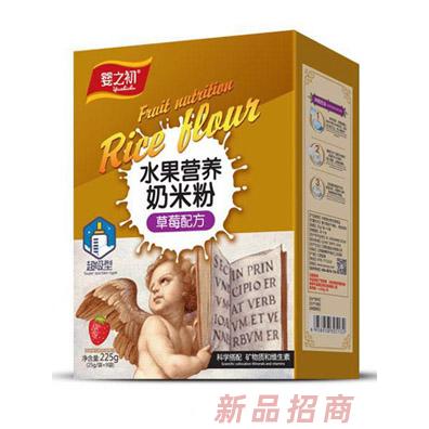 嬰之初水果營養奶米粉-草莓配方盒裝