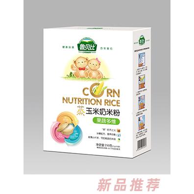 魯貝比蒸玉米奶米粉果蔬多維配方