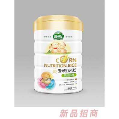 魯貝比蒸玉米奶米粉果蔬多維配方