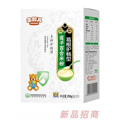 金靚兒天尊系列葛根護暢型蓮子百合米粉獨立條盒裝