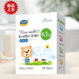 比比樂強化鐵營養配方米乳-鈣鐵鋅