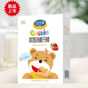 比比樂草莓味磨牙棒