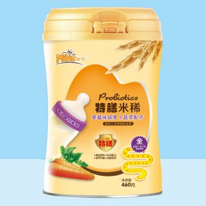 咪可特膳米稀-草莓味胡蘿卜蔬菜配方
