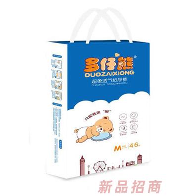 多仔熊超柔透氣紙尿褲M46