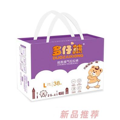多仔熊超柔透氣拉拉褲L38