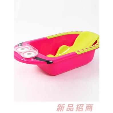 卡其熊卡通嬰兒浴盆