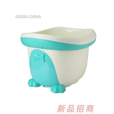 青蛙嘟迪保溫浴桶（不含浴盆）青藍色隨機
