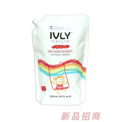 IVLYnature嬰童洗衣液袋裝1200ml（荷花白竹子）