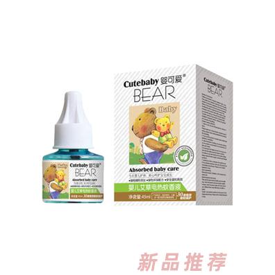 嬰可愛嬰兒艾草電熱蚊香液1瓶45ml