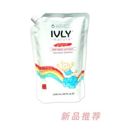 IVLYnature嬰童衣物柔順劑袋裝1200ml（荷花竹子）