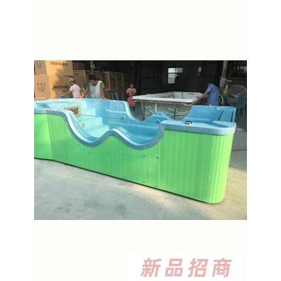 童伴麗嬰游泳池綠色