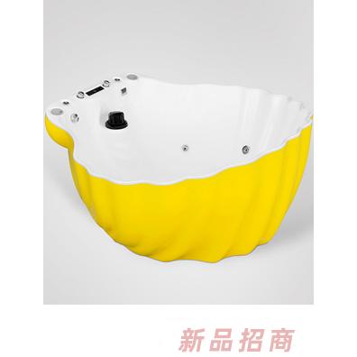 小蝌蚪嬰兒游泳池黃色