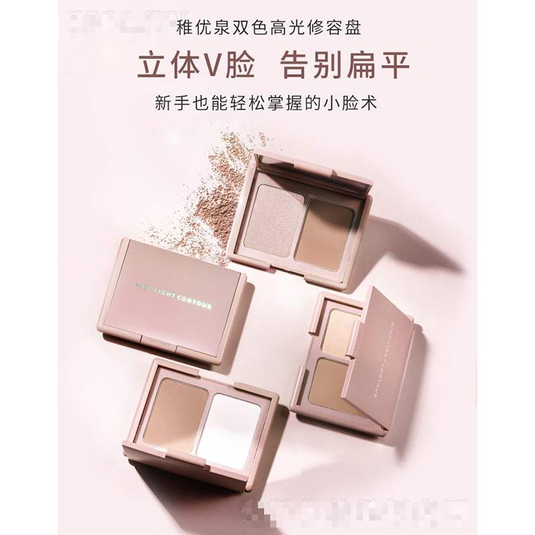 稚優泉雙色高光修容盤
