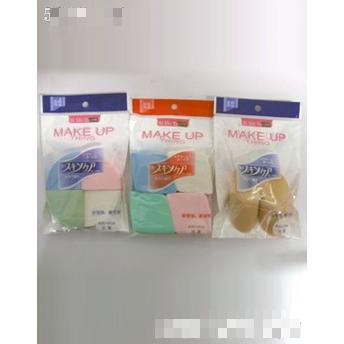 比時雅四塊裝四色粉撲