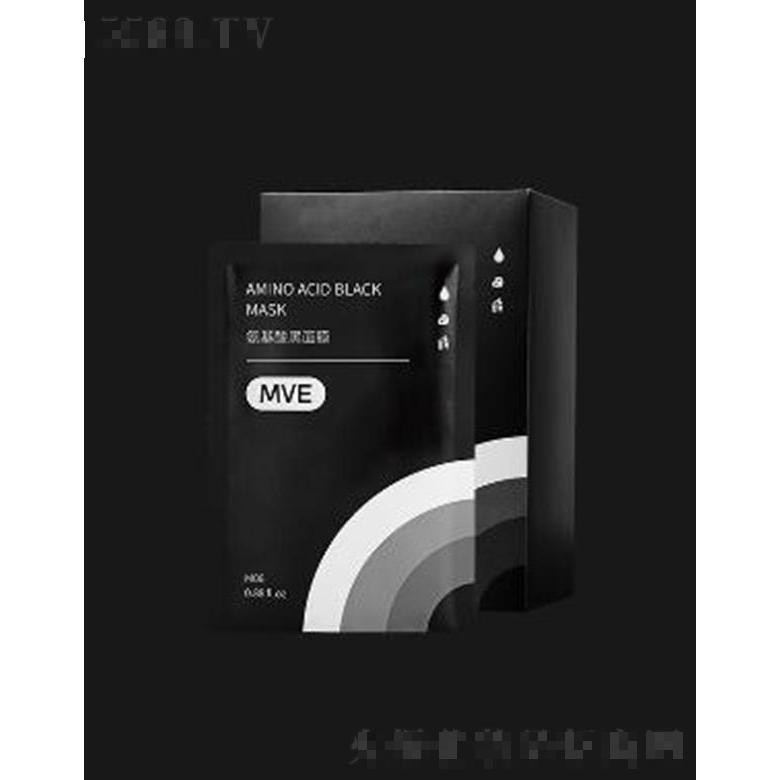 MVE氨基酸黑面膜 舒緩修復提亮保濕