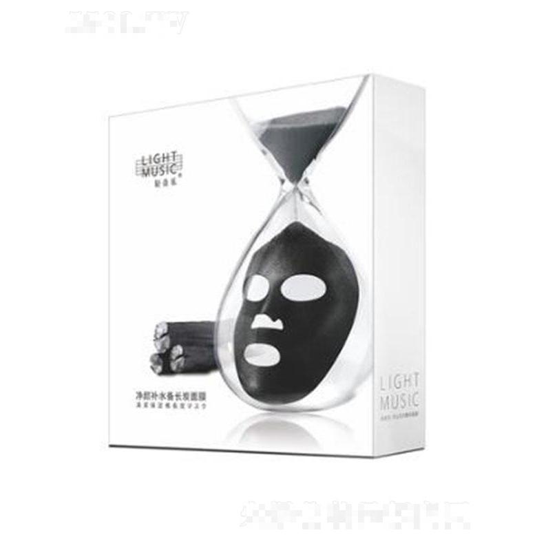輕音樂凈顏補水備長炭面膜 10片裝 深層清潔溫和滋養
