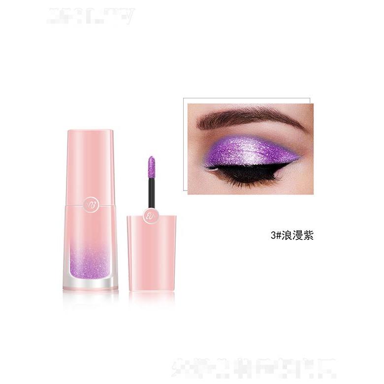 VIBELY單色珠光閃片液體眼影3#浪漫紫