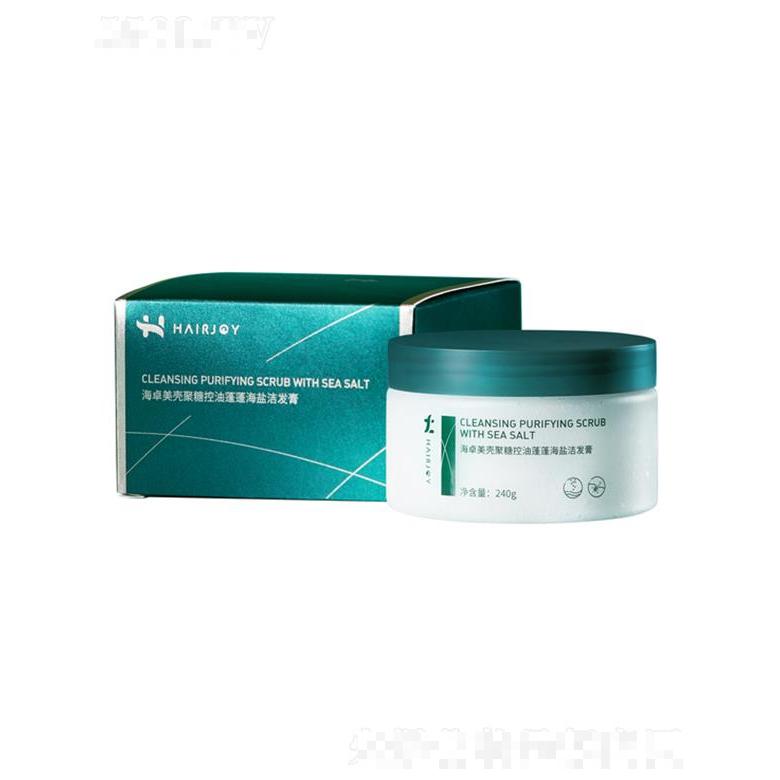 海卓美殼聚糖控油蓬蓬海鹽潔發膏  240g深層潔凈直面清爽少油膩