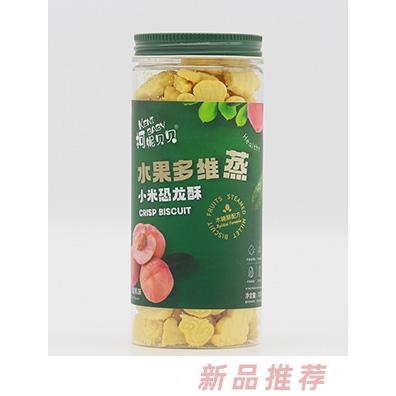 柯妮貝貝水果多維蒸小米恐龍酥-水蜜桃味