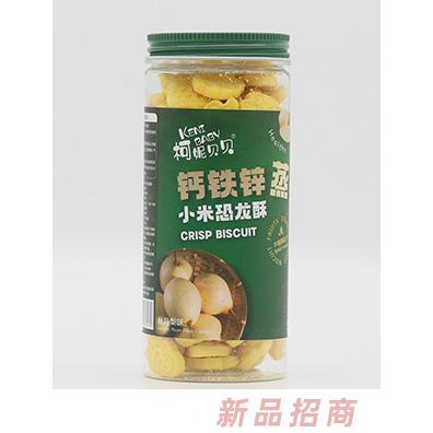 柯妮貝貝鈣鐵鋅蒸小米恐龍酥-秋月梨味