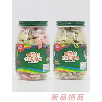 柯妮貝貝鈣鐵鋅小米彩虹酥香蕉味+草莓味+奇異果味藍莓味+香蕉味+奇異果味草莓味+藍莓味+香蕉味奇異果味+藍莓味+草莓味