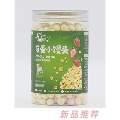 柯妮貝貝可愛小饅頭-羊奶原味+羊奶草莓味