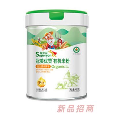 佐貝元冠美優贊有機米粉-益生菌胡蘿卜