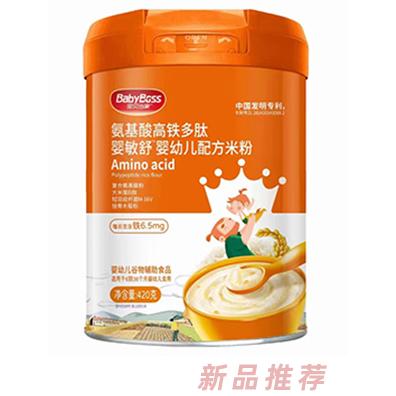 寶貝當家氨基酸高鐵多肽小米嬰敏舒配方米粉420g