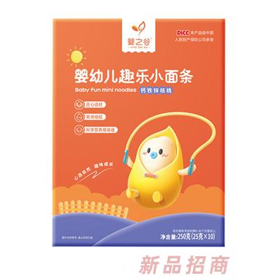 嬰之谷嬰幼兒趣樂小面條-鈣鐵鋅核桃