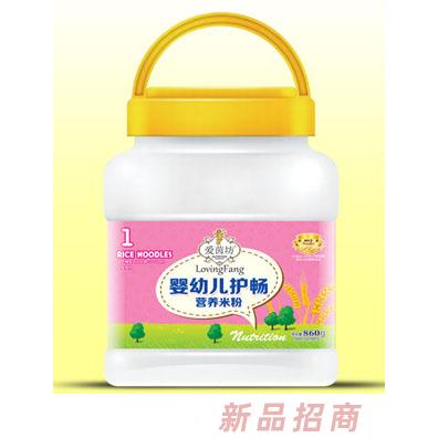 愛茵坊燕麥鈣鐵鋅淮山蓮子綠豆百合核桃加鈣護暢營養米粉桶裝