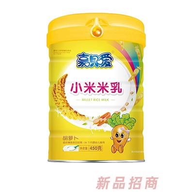 嘉唄噯小米米乳胡蘿卜鈣鐵鋅多種口味兒童米粉沖調米粉招商代理