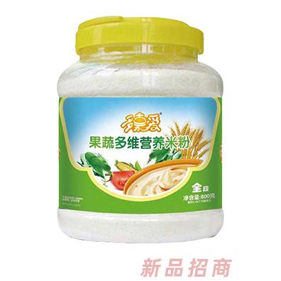 多嘉愛營養米粉桶裝果蔬多維胡蘿卜淮山薏米鐵鋅鈣多種口味沖調米粉