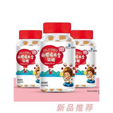 優諾冠山楂雞內金軟糖