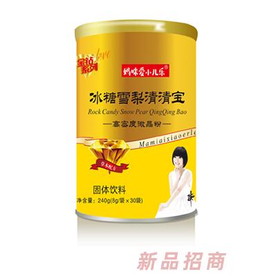 媽咪愛小兒樂冰糖雪梨益生菌清清寶罐裝240g