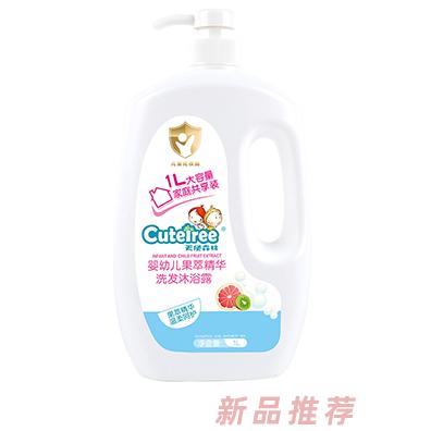 天使森林嬰幼兒果萃精華洗發沐浴露 1L