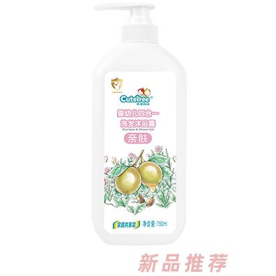 天使森林嬰幼兒四合一洗發沐浴露 750ml