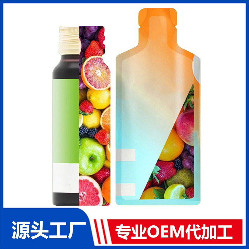 果泥代加工復合水果果泥飲品 益生元果飲袋裝