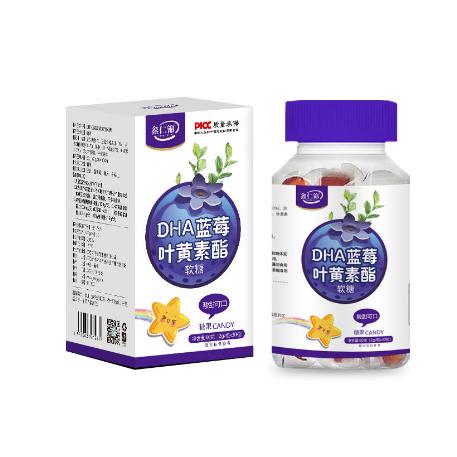 青少年明目護眼無糖藻油軟糖60gOEM代工