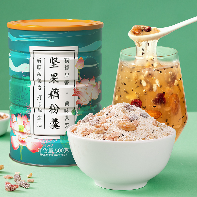 歐享客序木堂堅果水果藕粉羹oem代工
